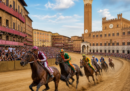 Palio di Siena 2 july e 16 august